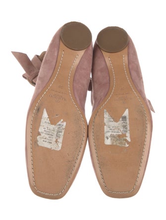 Valentino Suede Ballet Flats