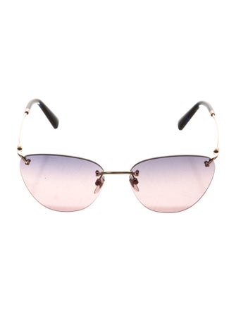 Valentino Rockstud Accents Cat-Eye Sunglasses