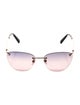 Valentino Rockstud Accents Cat-Eye Sunglasses