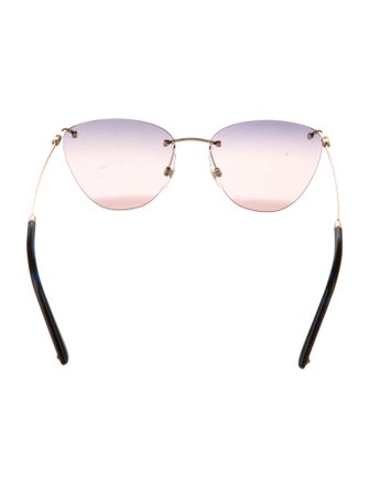 Valentino Rockstud Accents Cat-Eye Sunglasses