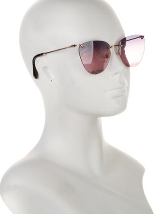 Valentino Rockstud Accents Cat-Eye Sunglasses