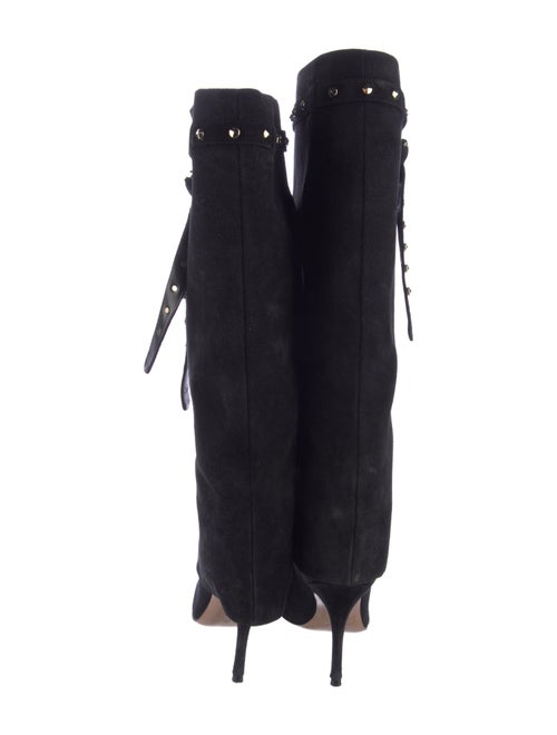 Valentino Rockstud Accents Suede Snow Boots