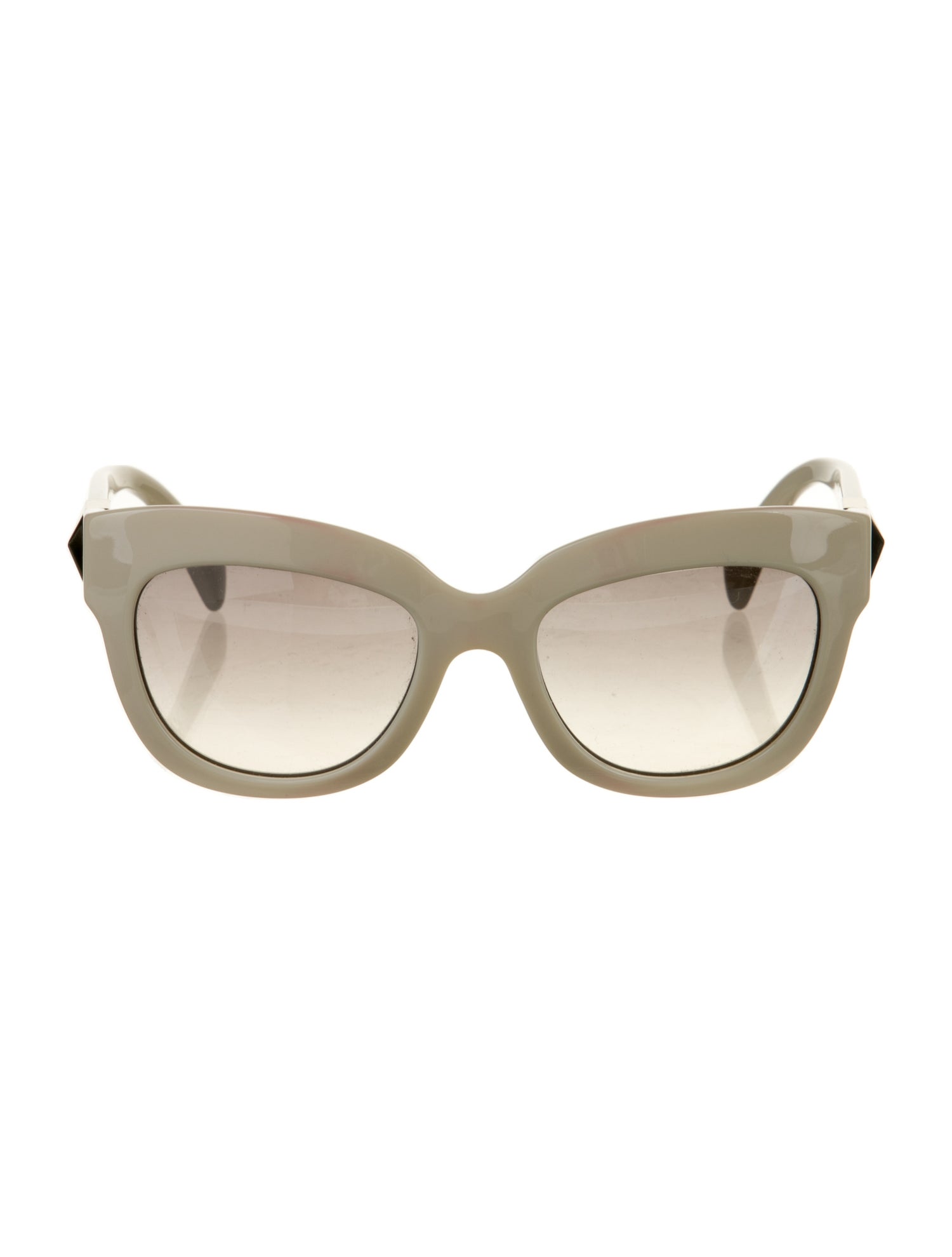 Valentino Rockstud Accents Oversize Sunglasses
