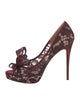 Valentino Lace Lace Pattern Pumps