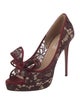 Valentino Lace Lace Pattern Pumps