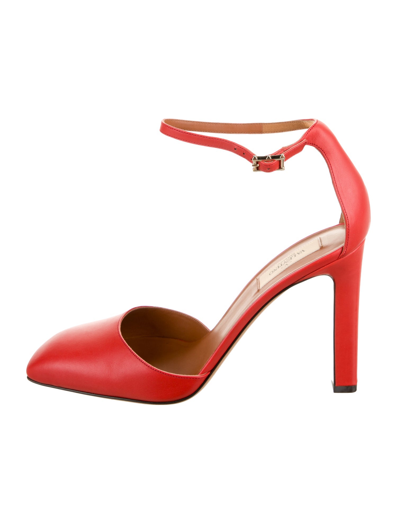 Valentino Leather D'Orsay Pumps