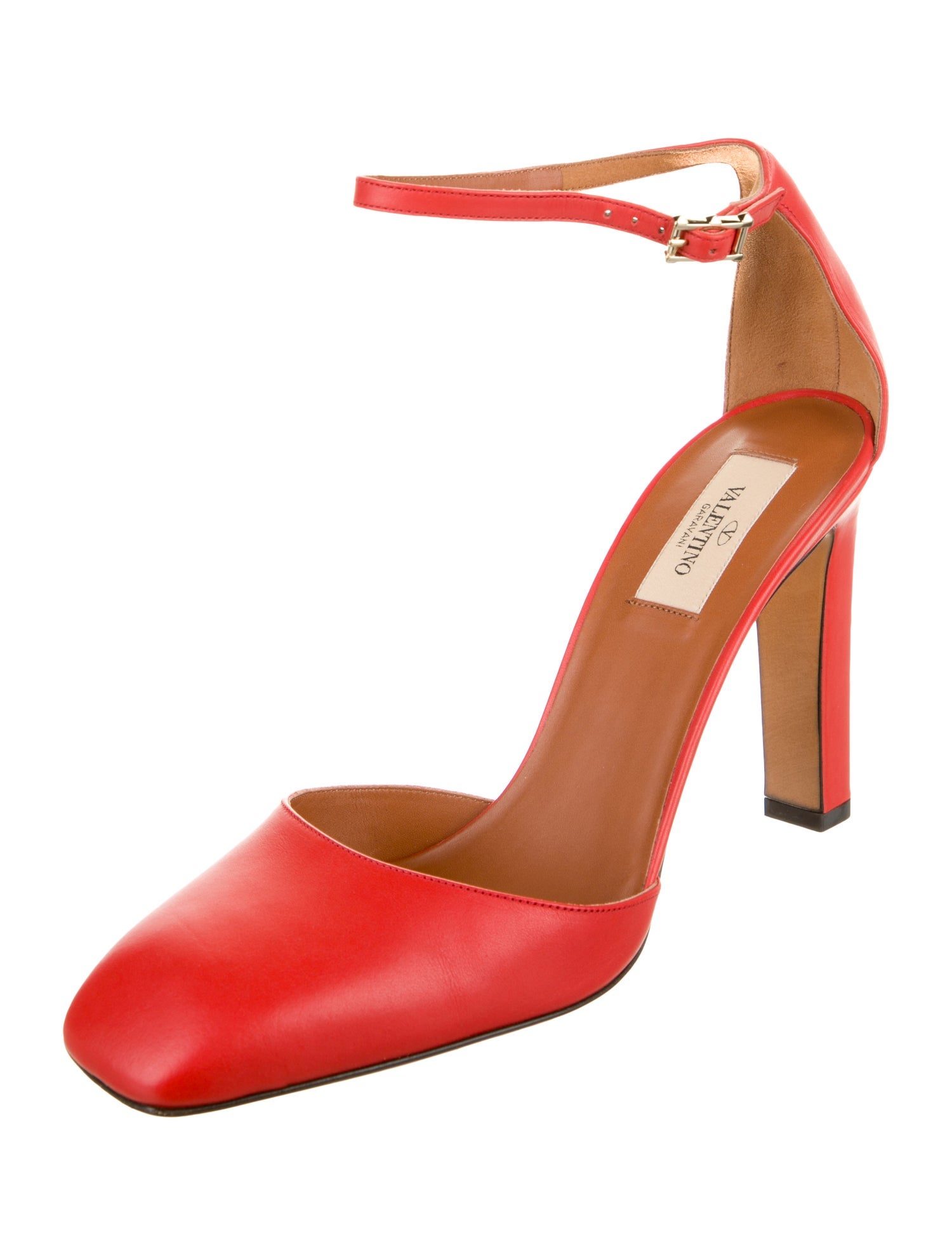 Valentino Leather D'Orsay Pumps