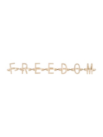 Valentino 'FREEDOM' Ring Set