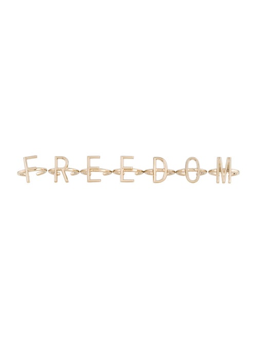 Valentino 'FREEDOM' Ring Set