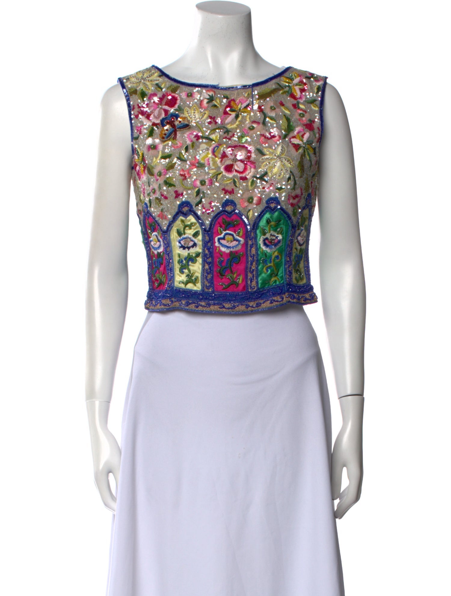 Valentino Vintage 1980's Crop Top