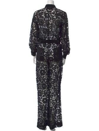 Valentino Lace Lace Pattern Jumpsuit