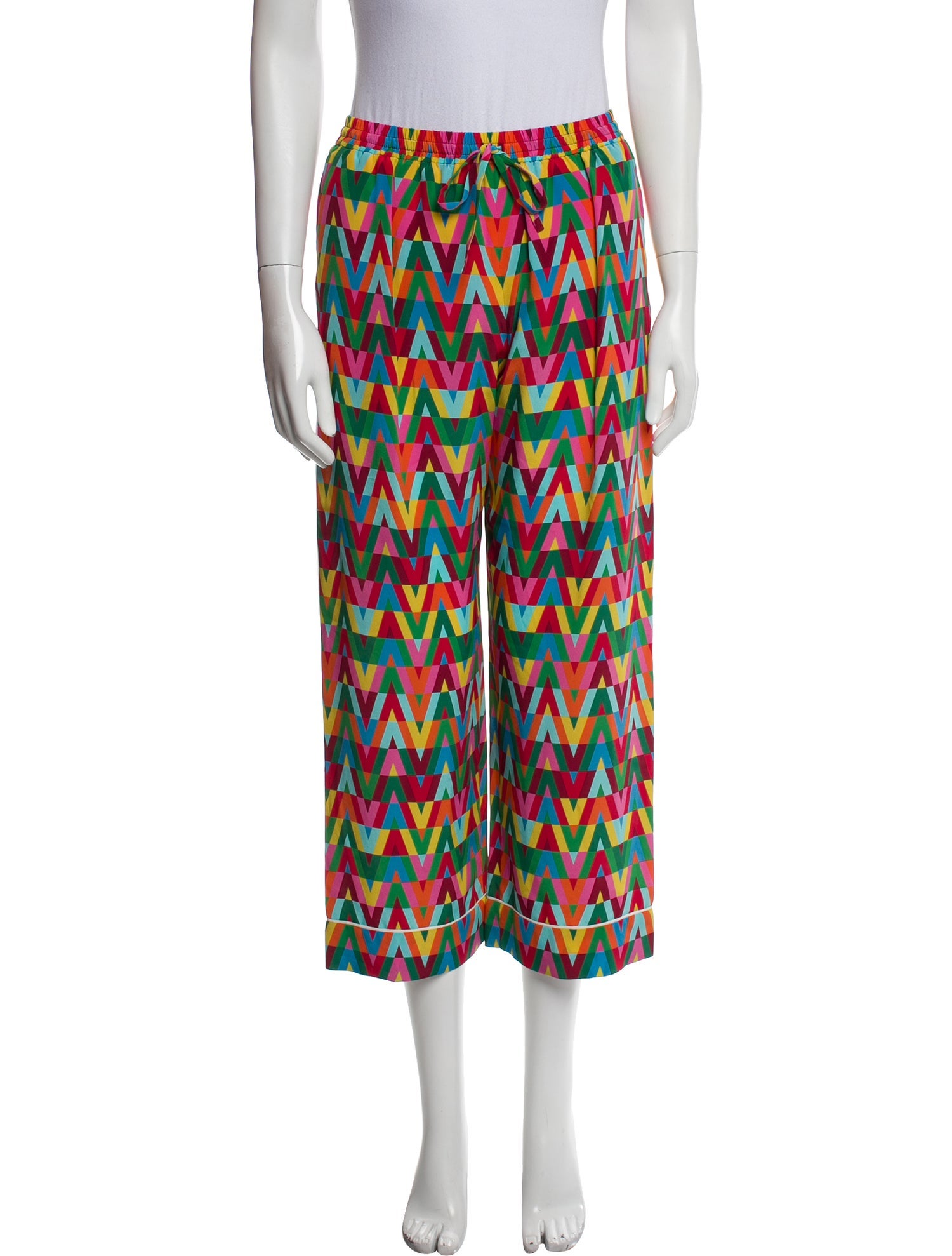 Valentino Silk Printed Pajamas