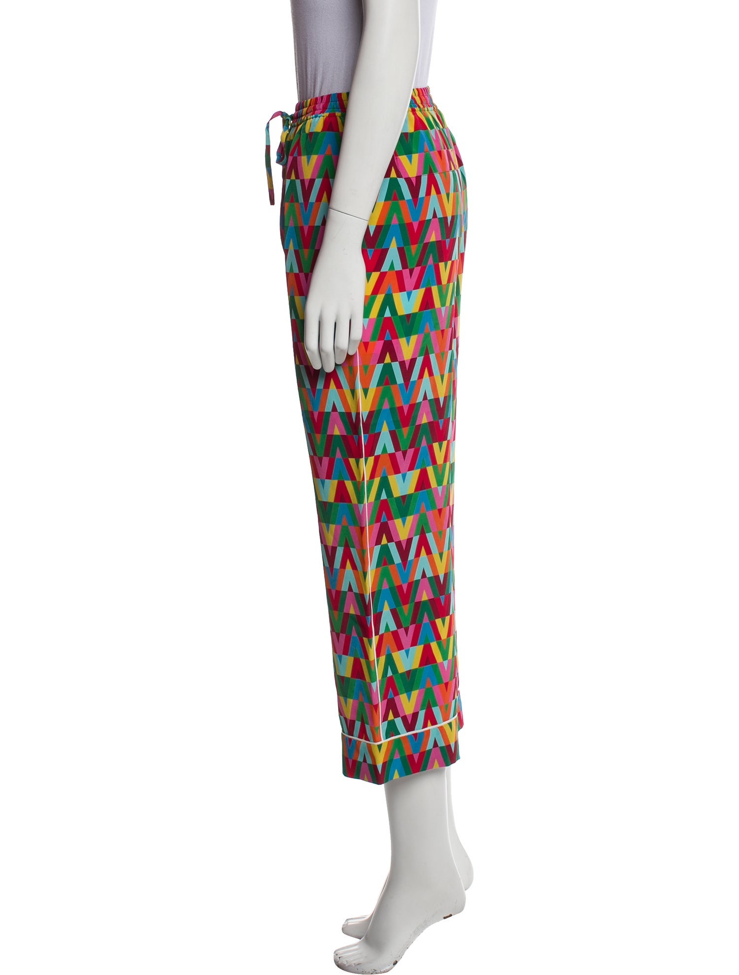 Valentino Silk Printed Pajamas