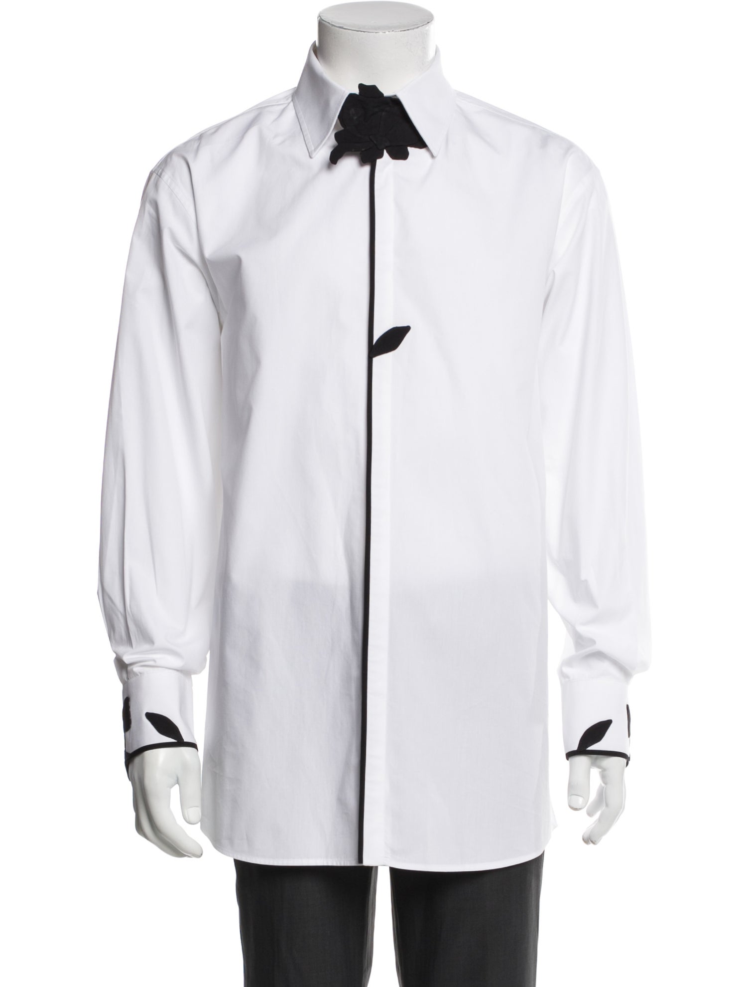 Valentino Graphic Print Long Sleeve Shirt