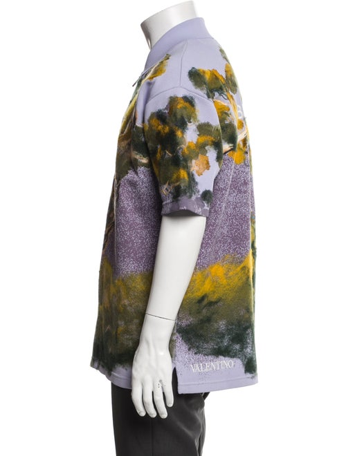 Valentino Graphic Print Denim Jacket