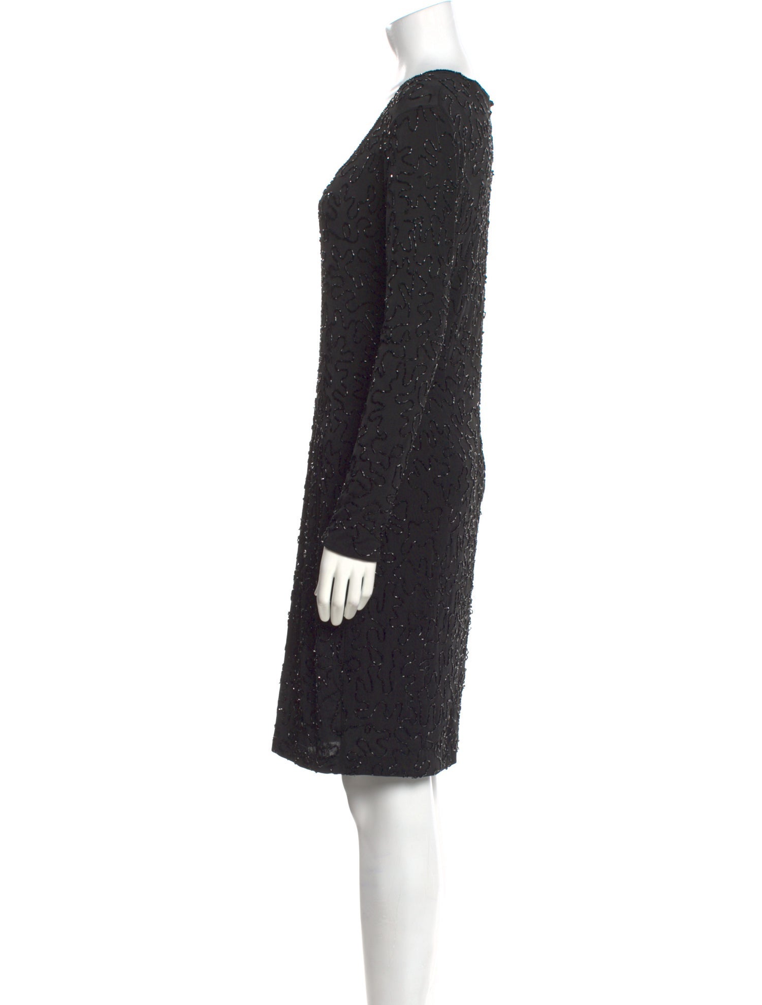 Valentino Scoop Neck Mini Dress