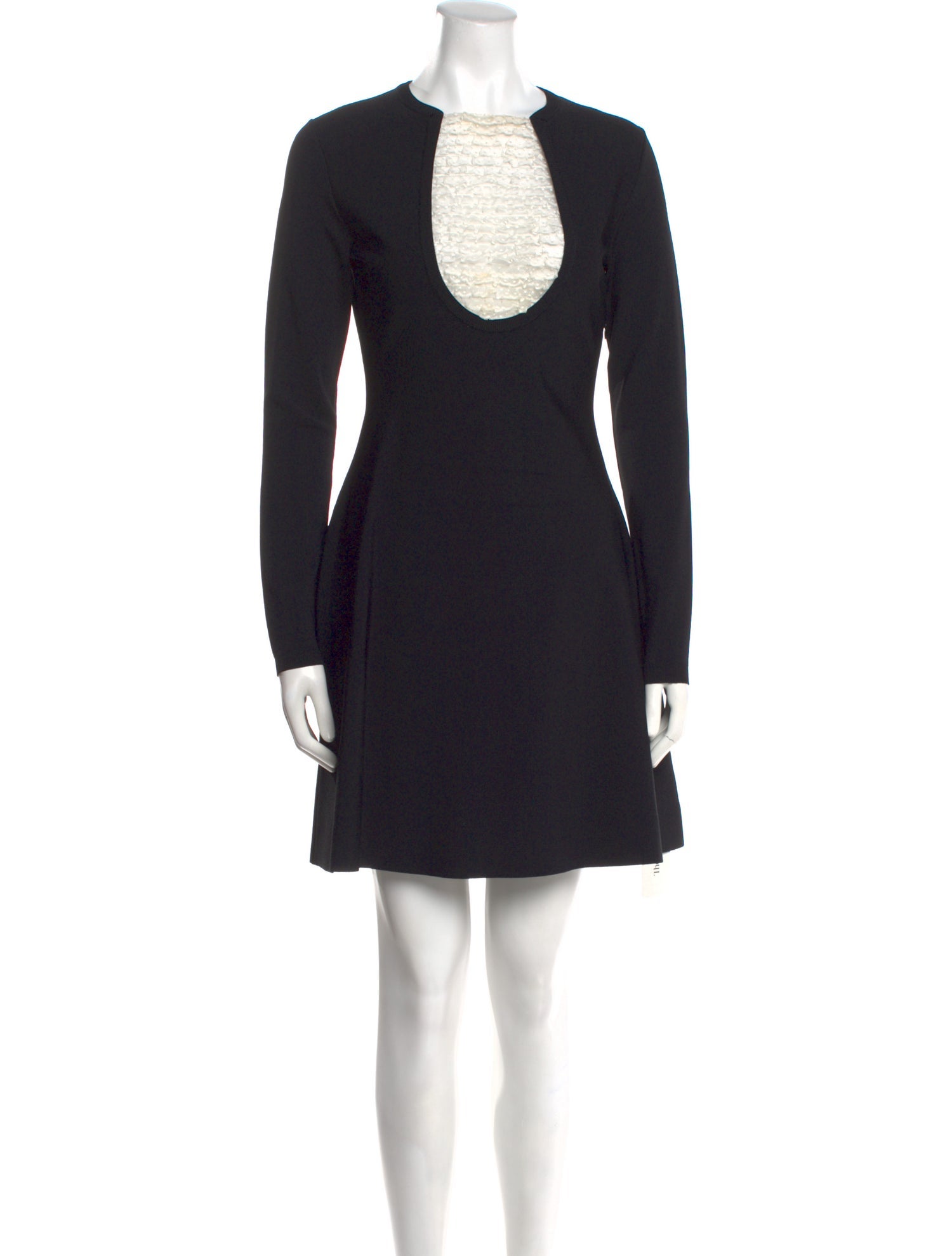 Valentino Scoop Neck Mini Dress