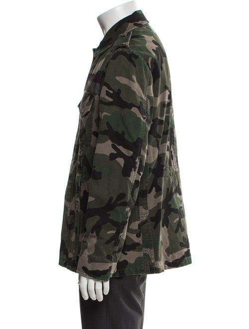 Valentino Camouflage Print Utility Jacket