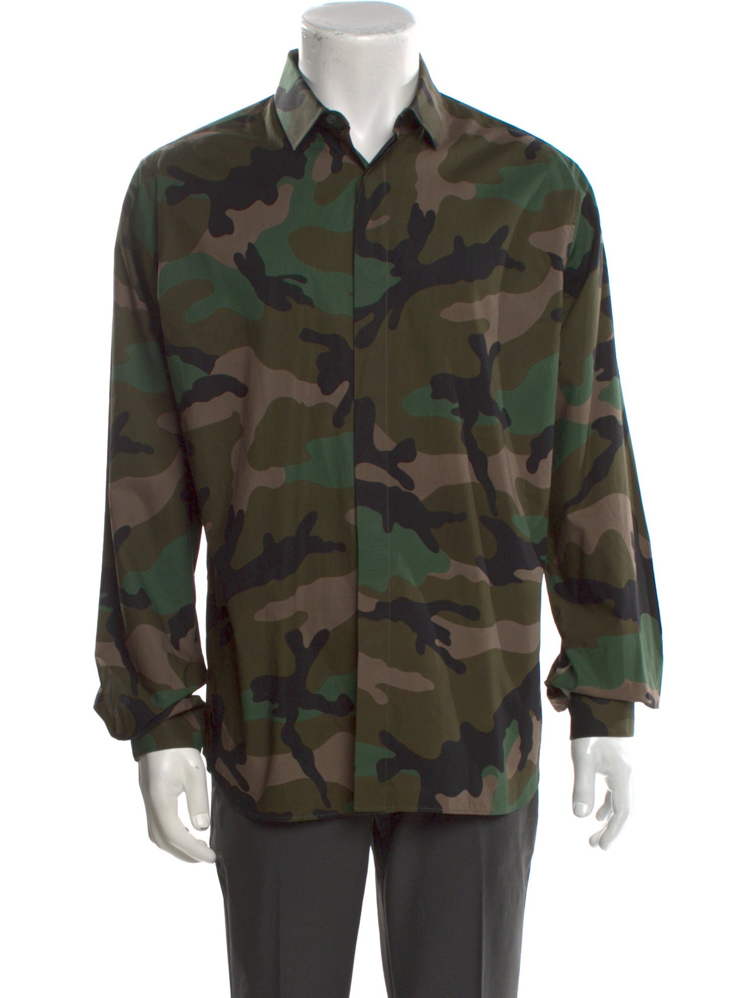 Valentino Printed Long Sleeve Shirt