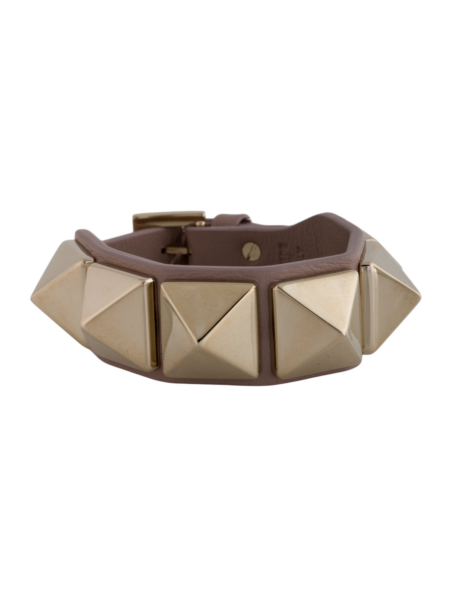 Valentino Leather Rockstud Wrap Bracelet