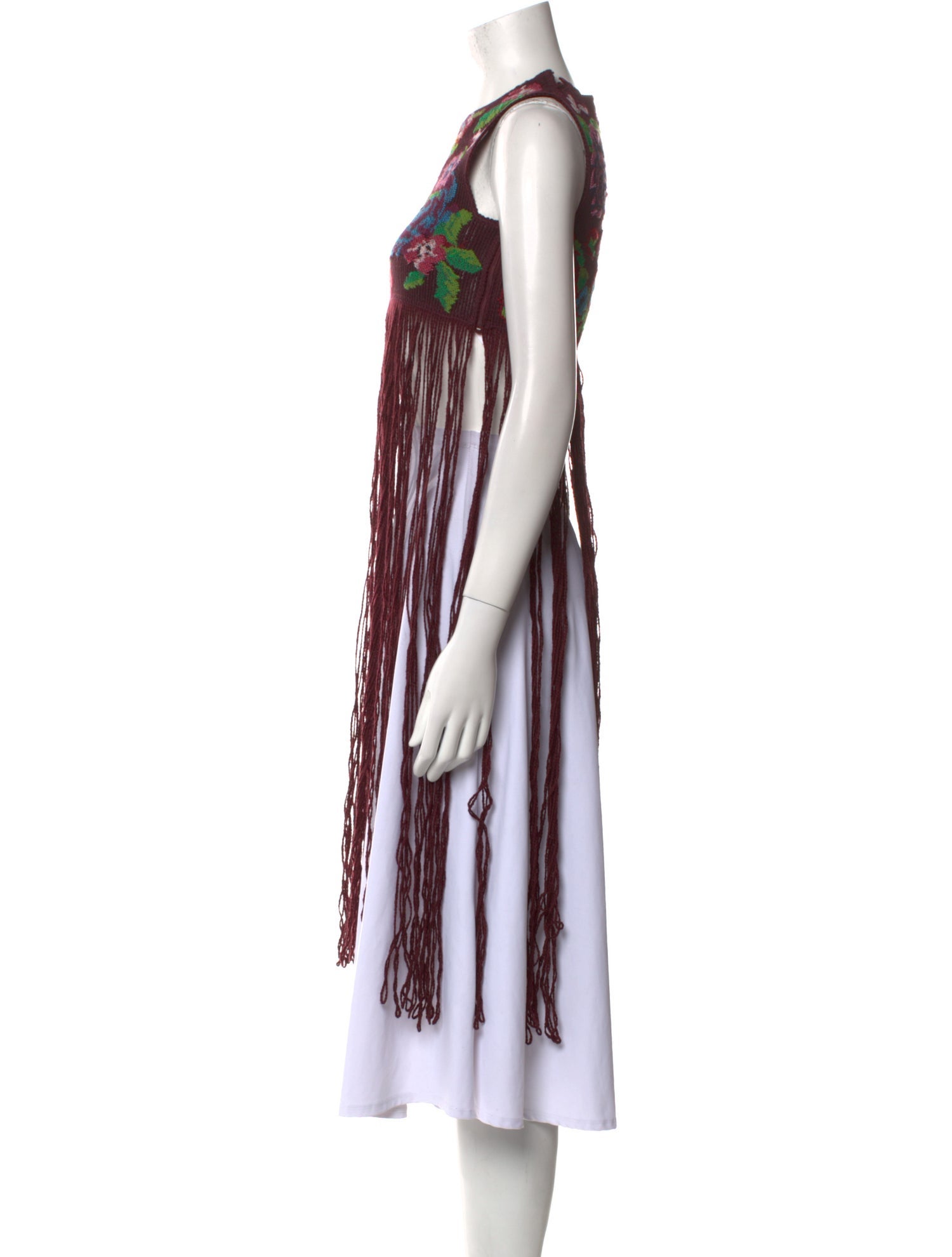 Valentino Virgin Wool Striped Tunic