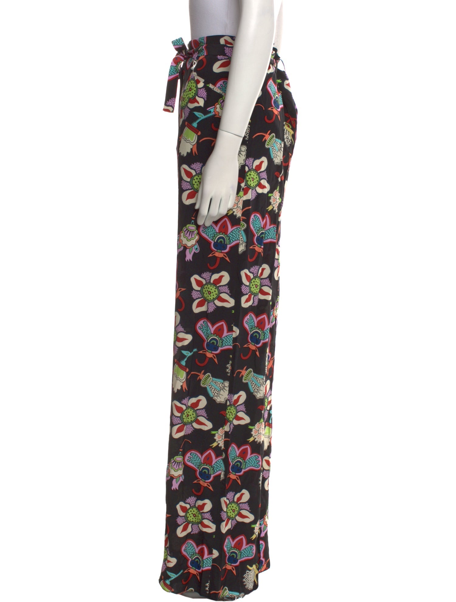 Valentino Silk Wide Leg Pants w/ Tags