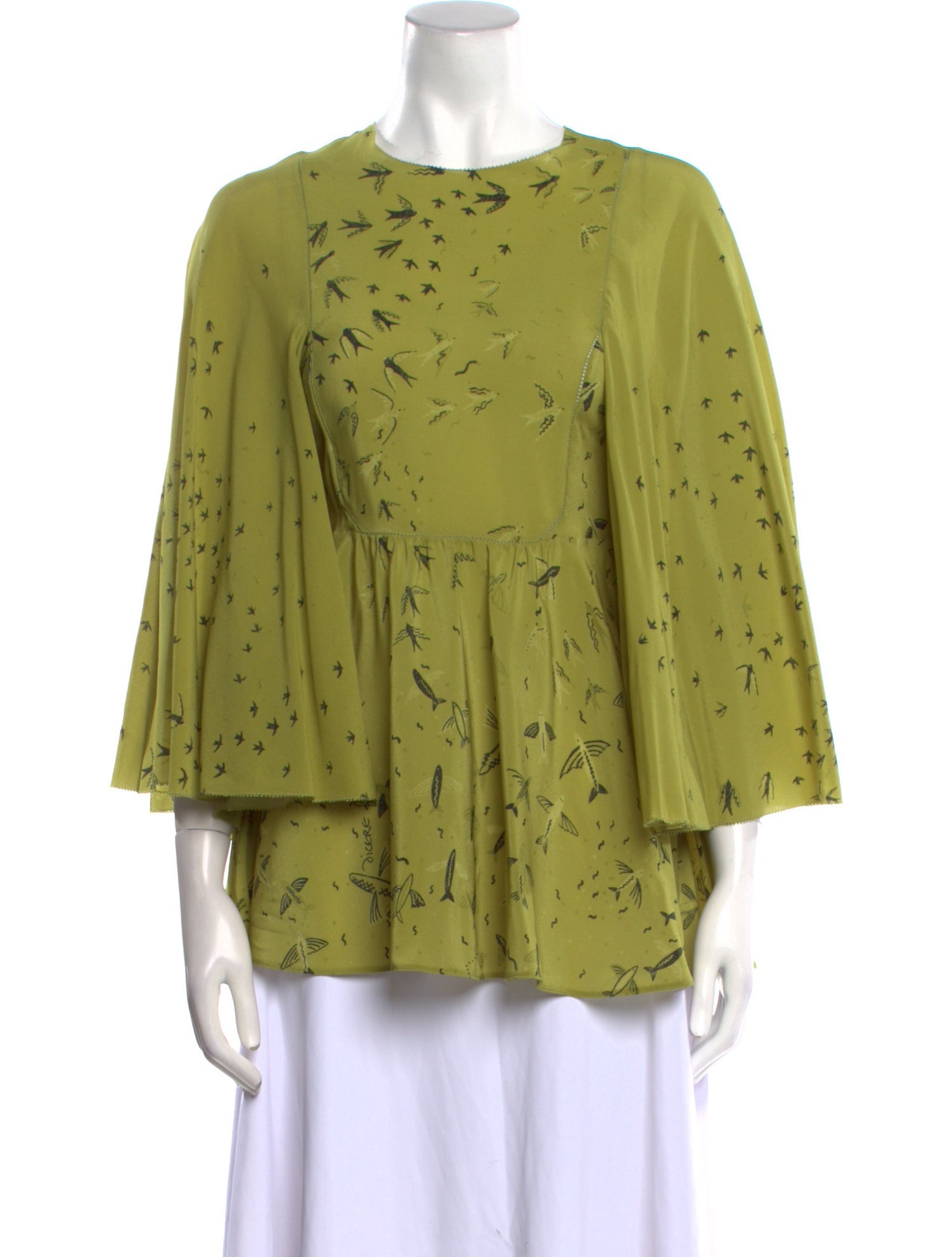 Valentino Silk Printed Blouse