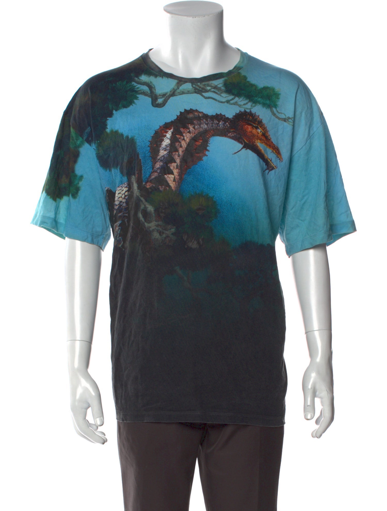 Valentino Graphic Print Crew Neck T-Shirt