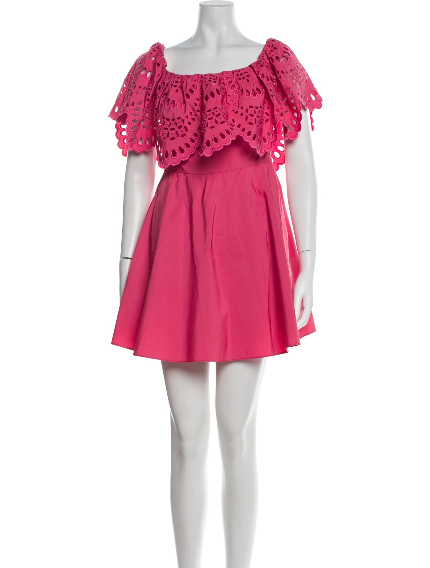 Valentino Off-The-Shoulder Mini Dress