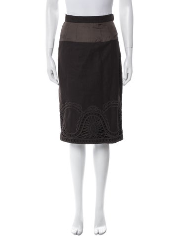 Valentino Skirts Vintage Knee-Length Skirt M