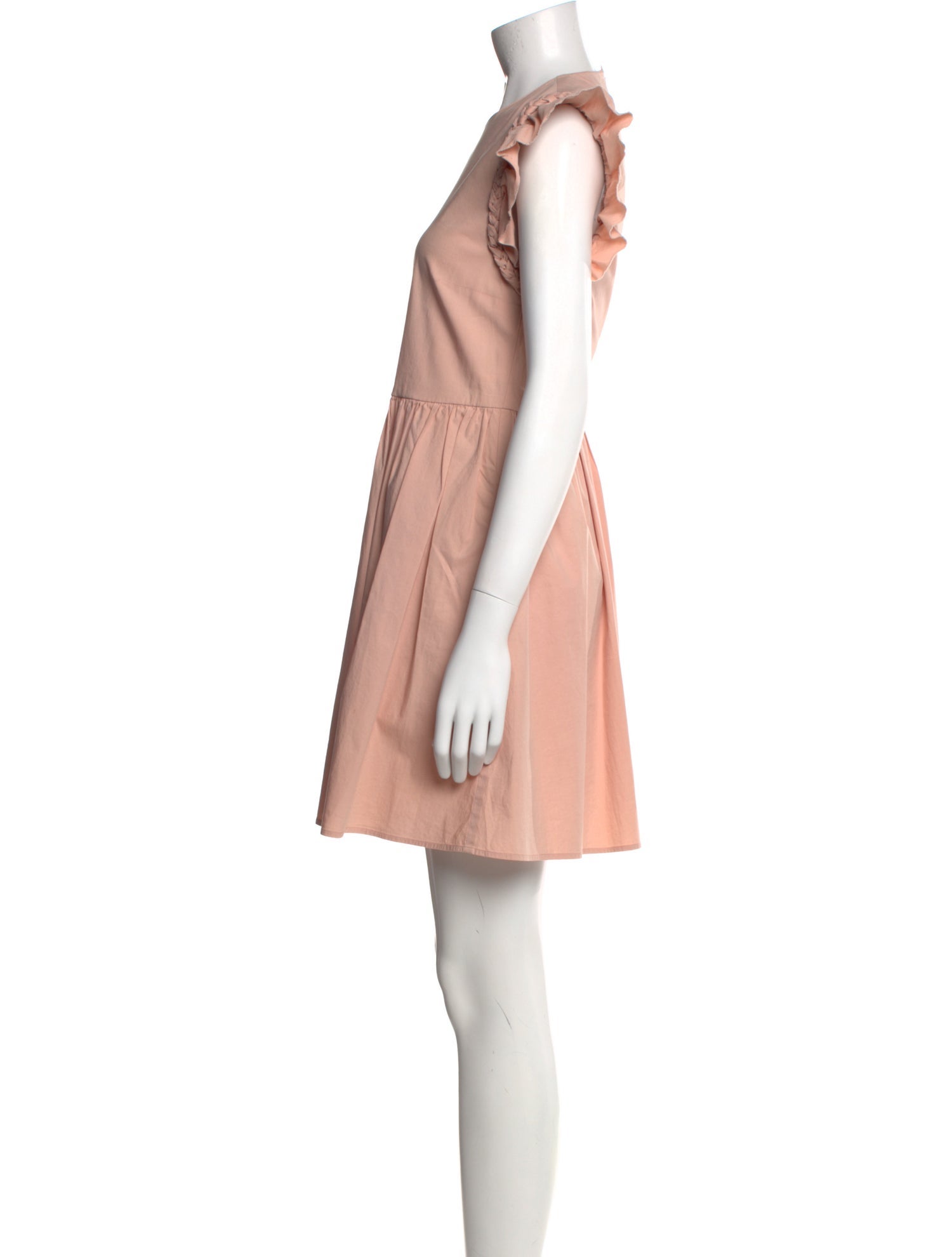 Valentino Crew Neck Mini Dress