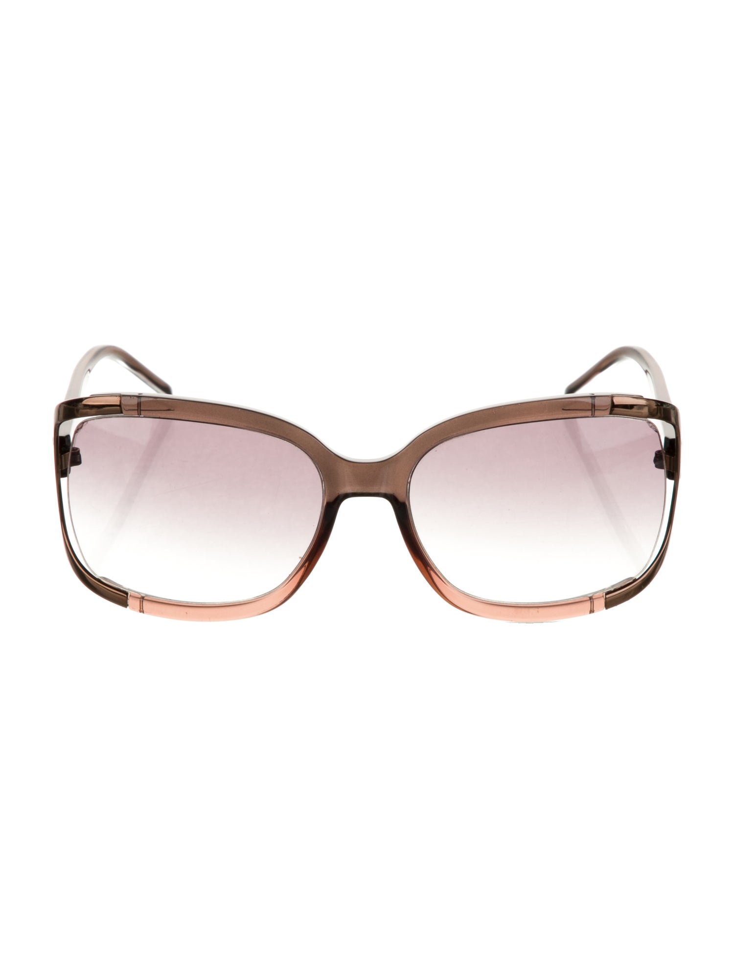 Valentino Rockstud Accents Oversize Sunglasses
