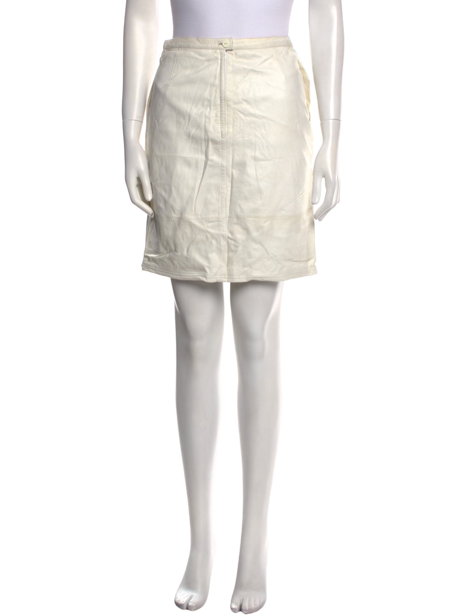 Valentino Leather Mini Skirt