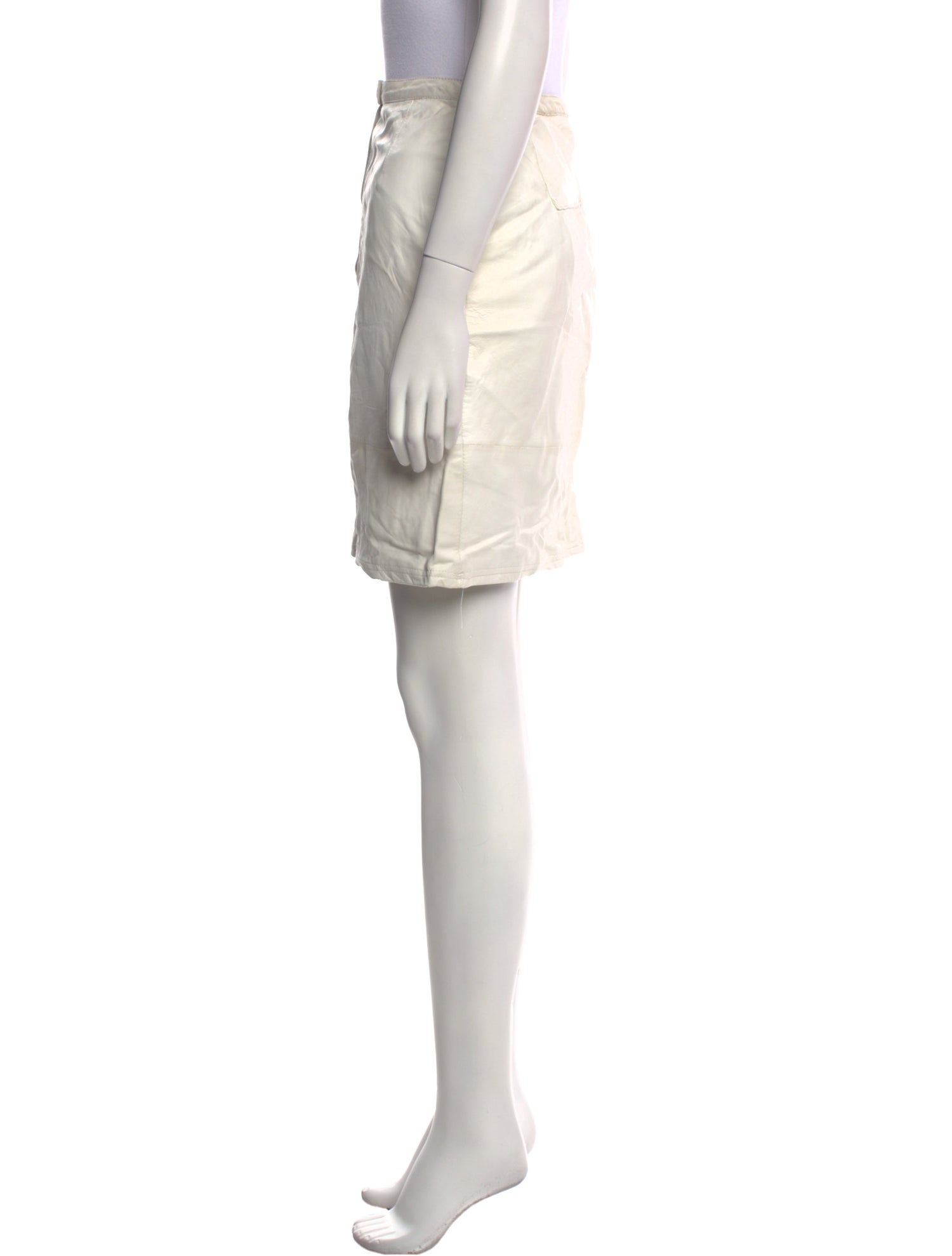 Valentino Leather Mini Skirt