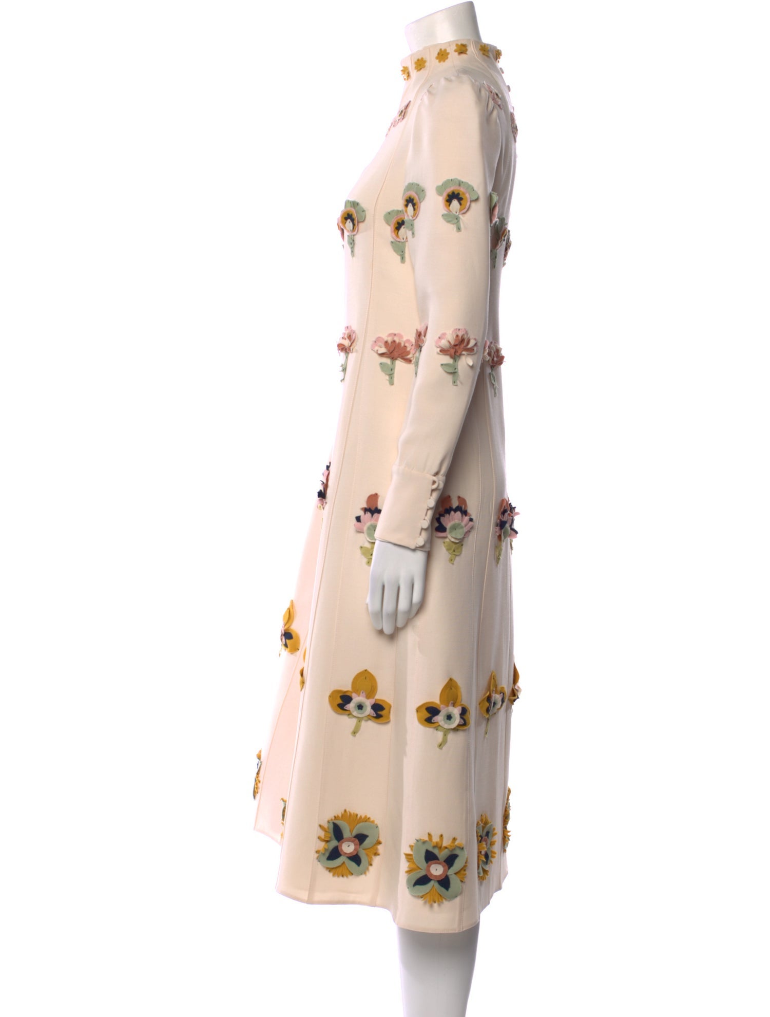 Valentino Virgin Wool Midi Length Dress