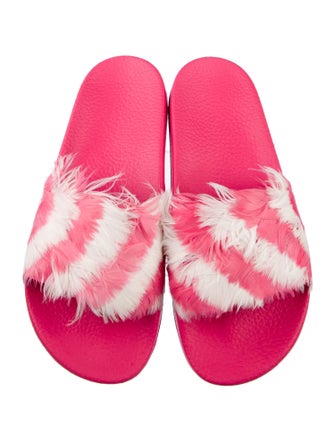 Valentino Rubber Printed Slides