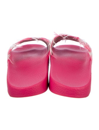 Valentino Rubber Printed Slides