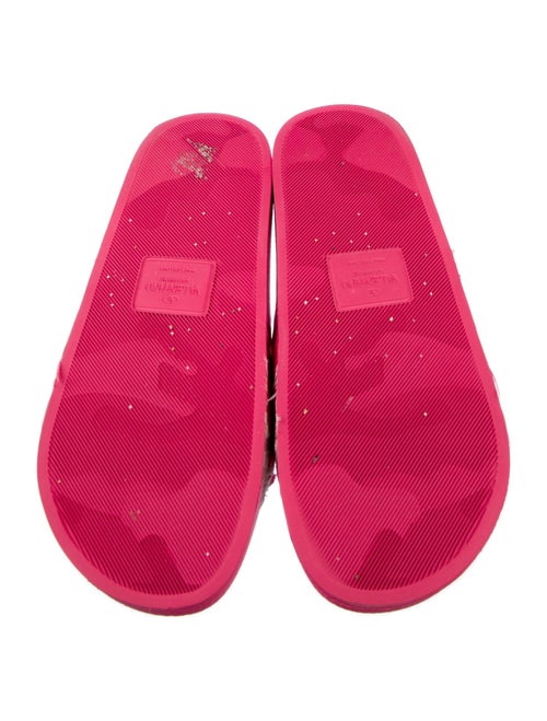 Valentino Rubber Printed Slides