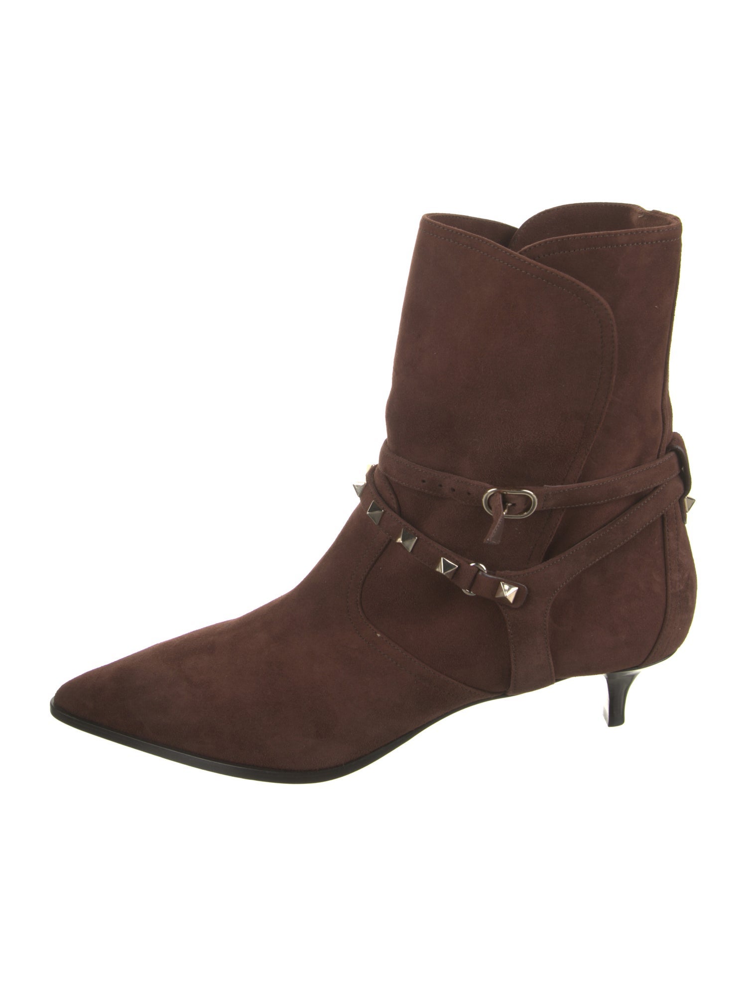 Valentino Suede Moto Boots