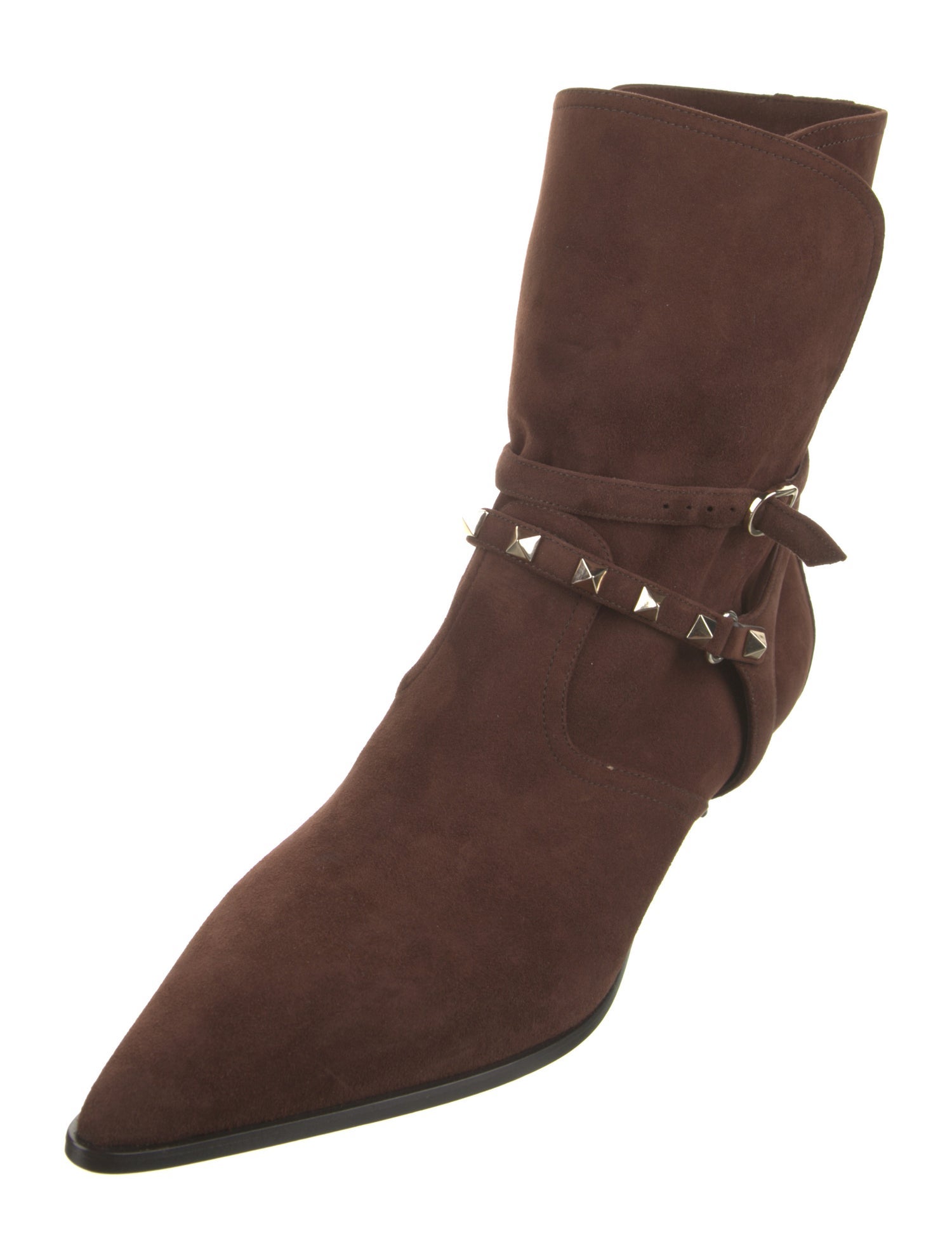 Valentino Suede Moto Boots