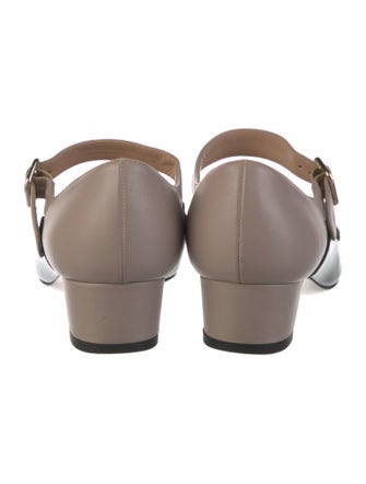 Valentino Patent Leather Colorblock Pattern Pumps