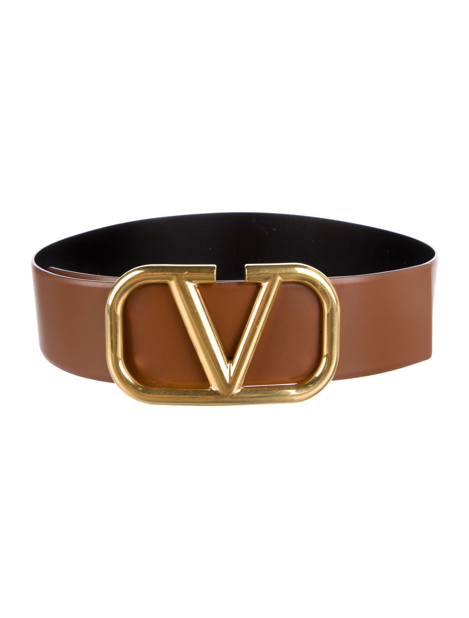 Valentino Giant V Logo Wide Belt
