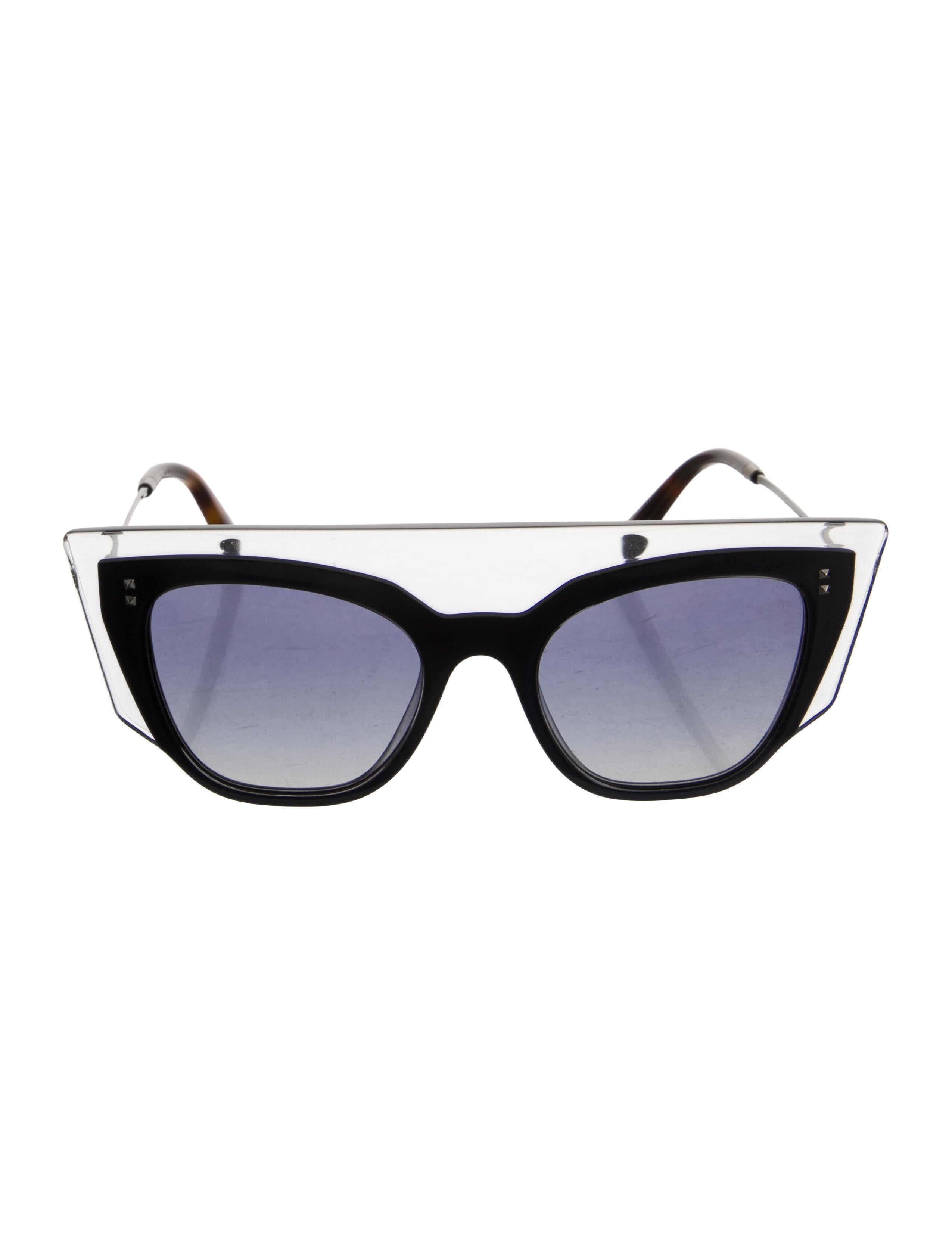 Valentino Square Tinted Sunglasses
