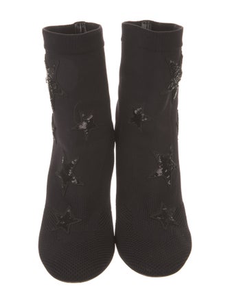Valentino Sequin Embellishments Sock Boots