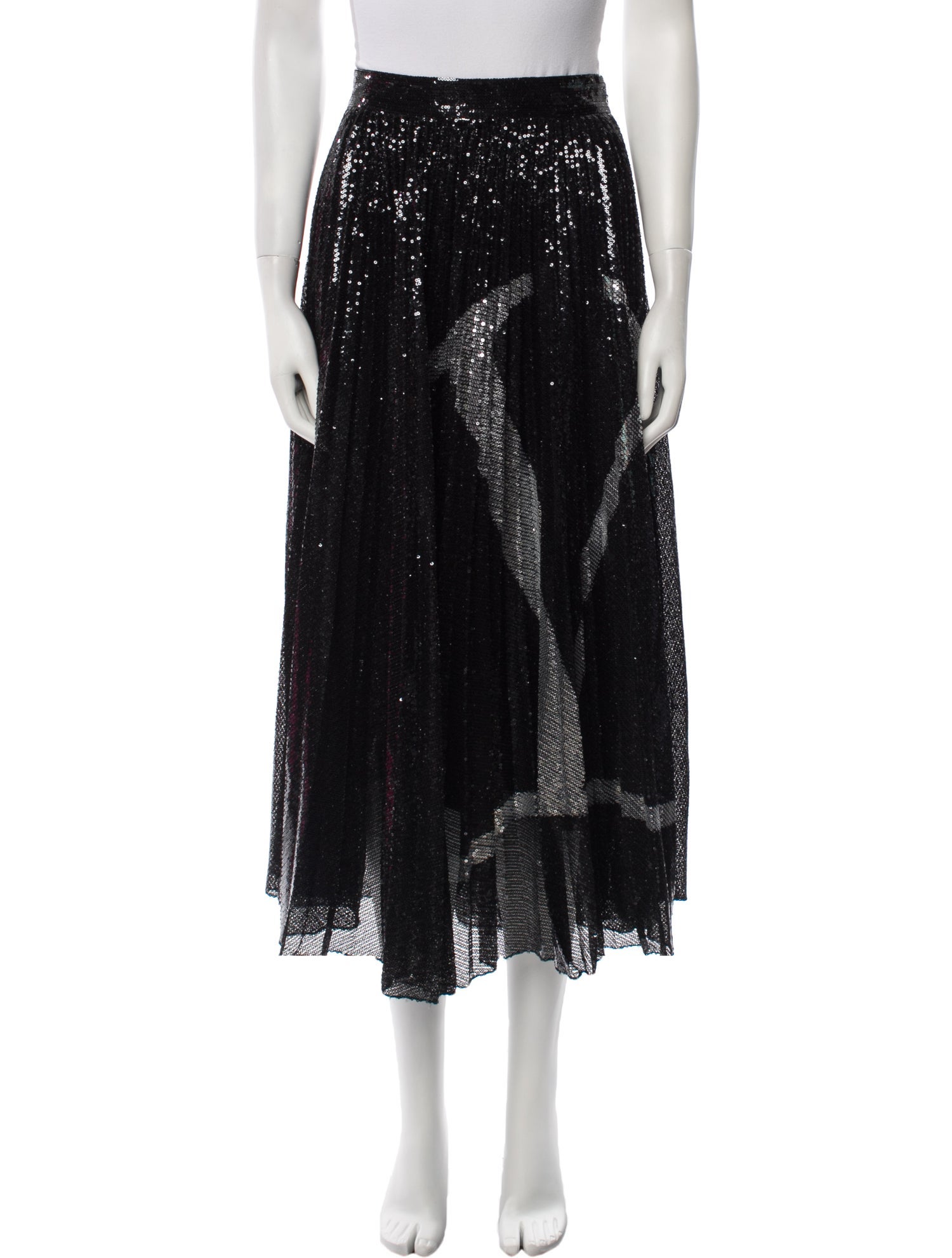 Valentino Sequin Midi Length Skirt