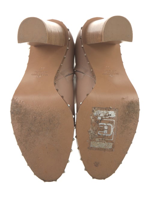 Valentino Leather Studded Accents Boots