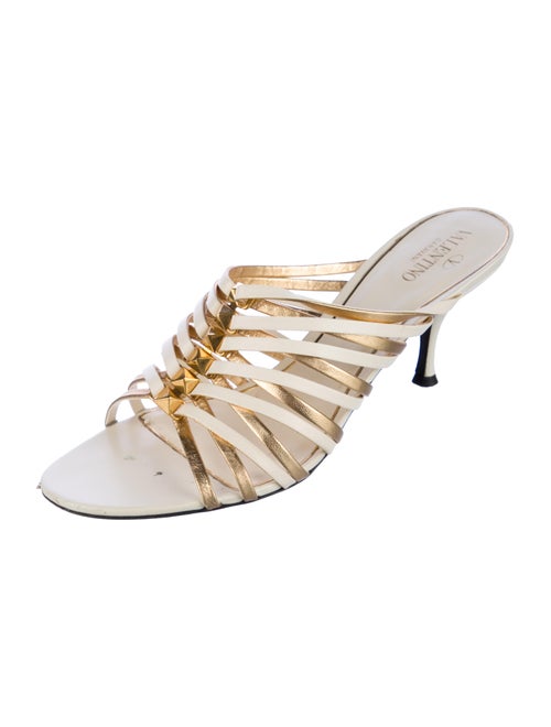 Valentino Leather Slides