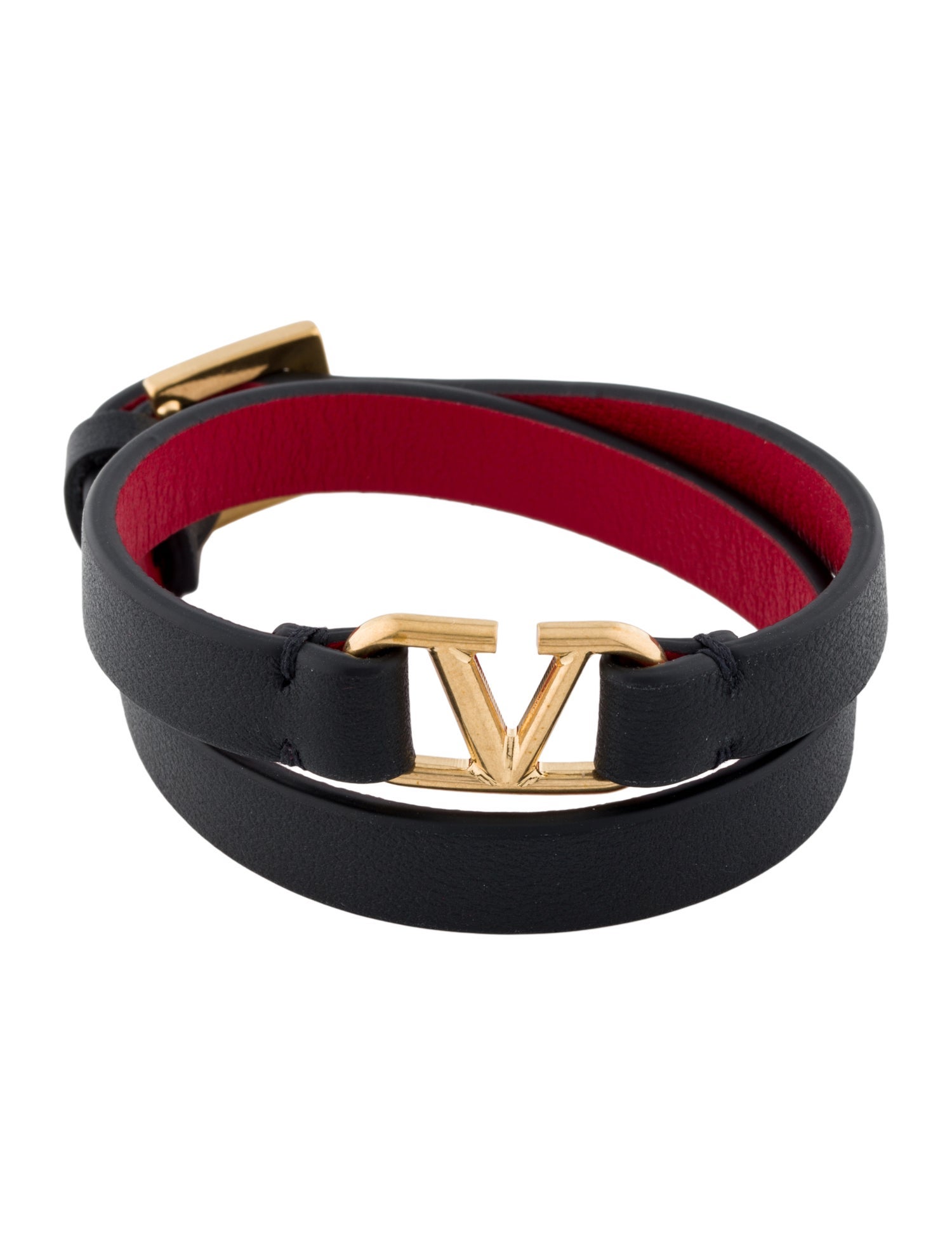 Valentino VLogo Double Wrap Bracelet