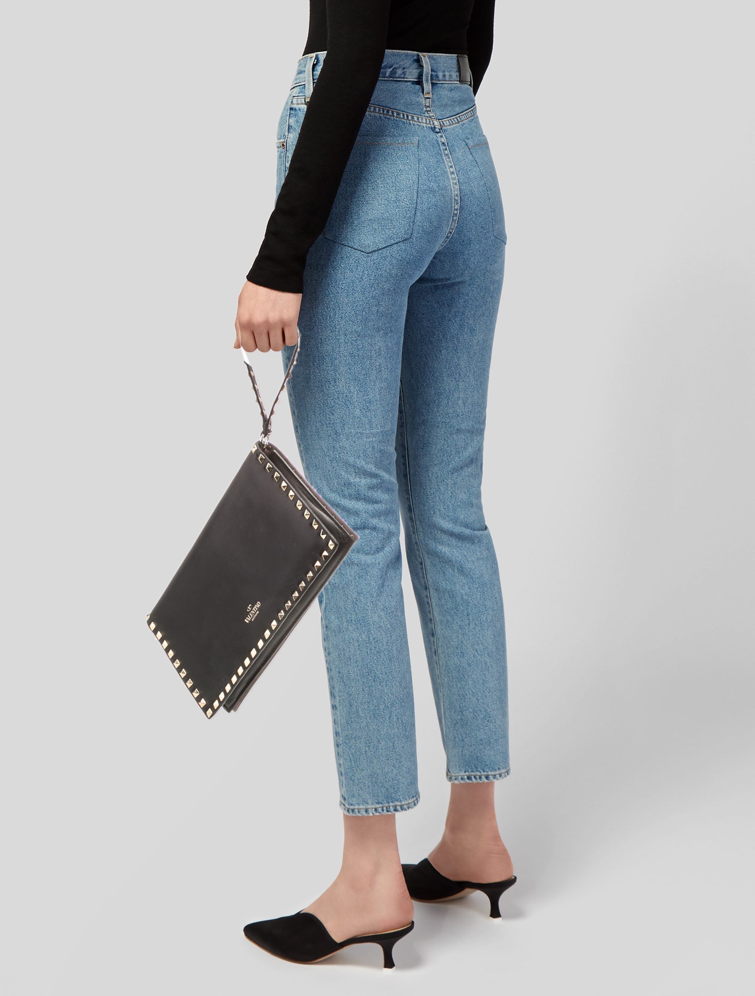 Valentino Rockstud Clutch