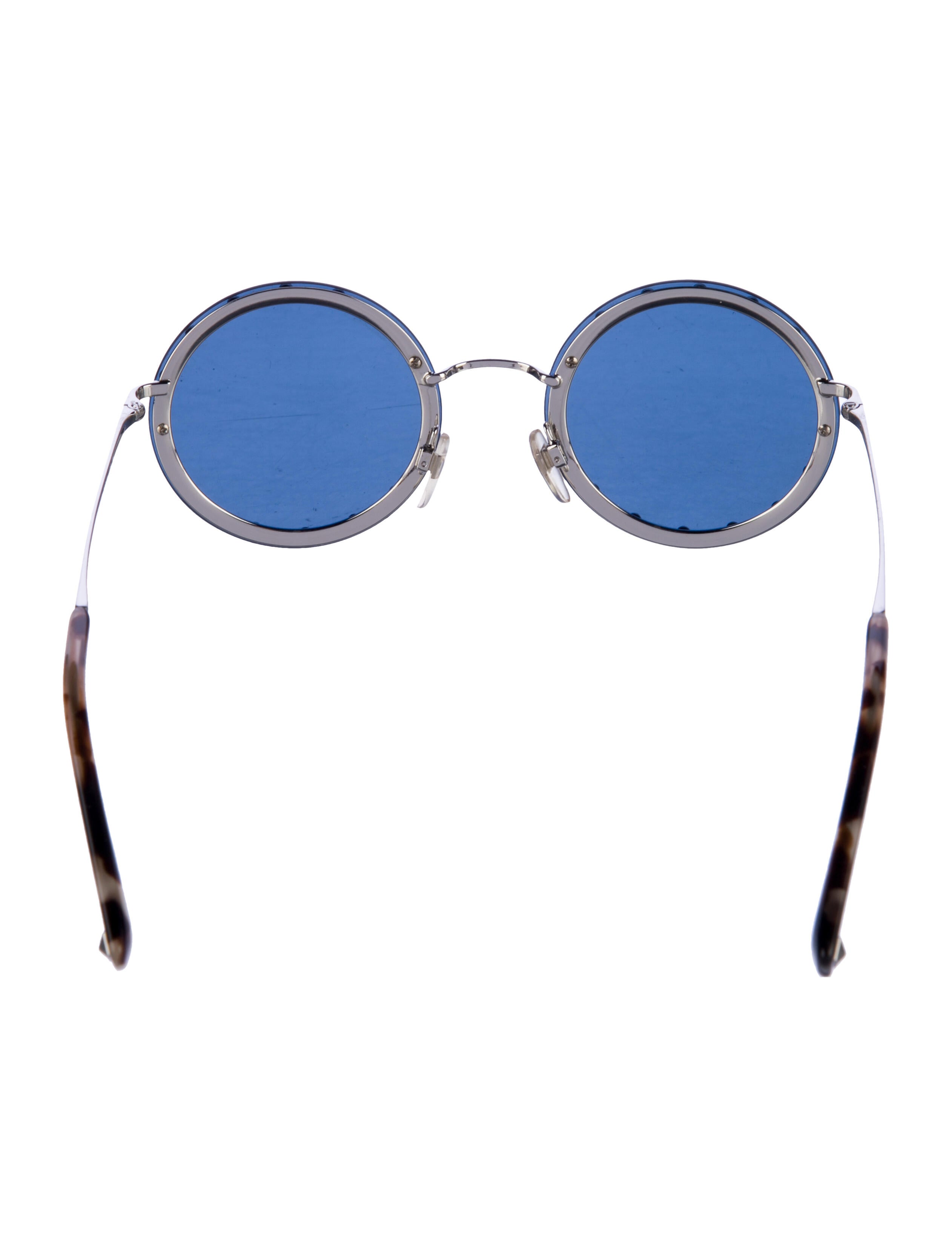 Valentino Round Tinted Sunglasses